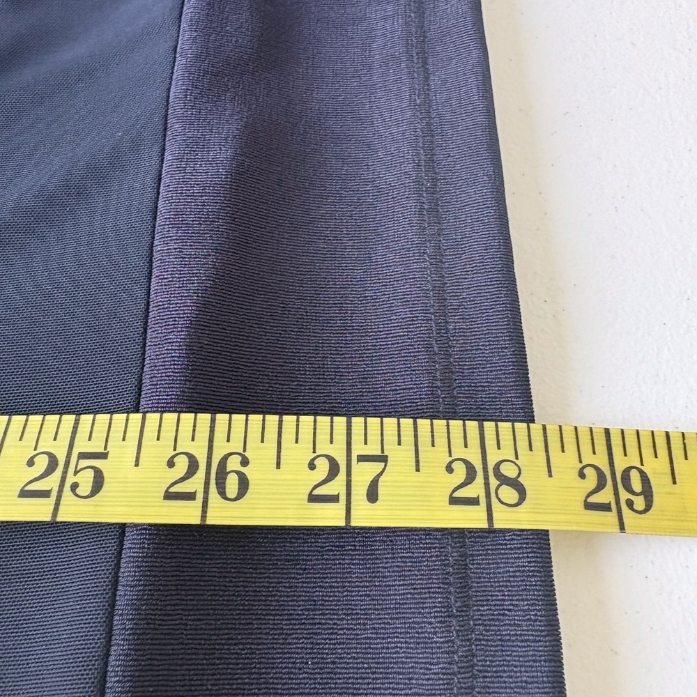 Chico’s Travelers Navy Blue Size 16/18 Tunic 3/4 Sleeve Round Neck Travel Casual - Picture 10 of 11